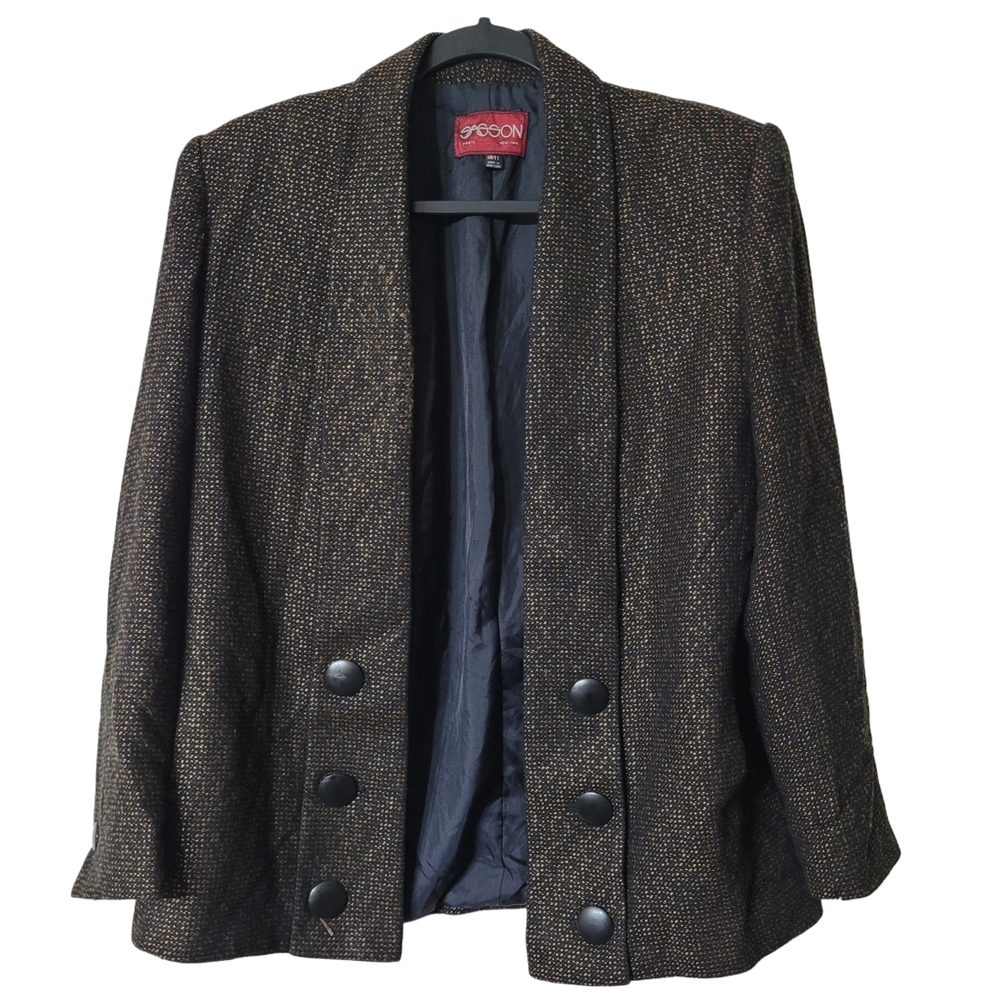 Sasson Jeans Black and Gold Jacket